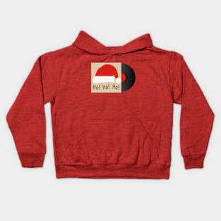 Vintage Christmas Vinyl | Gift Ideas | Santa Hat Kids Hoodie